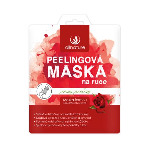 Allnature Maska jemná peelingová na ruce 36 ml (1 pár)