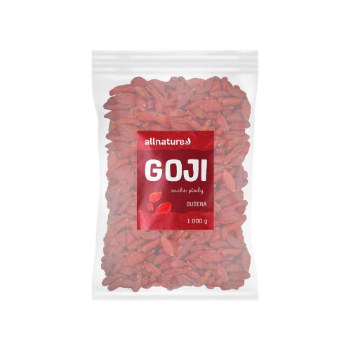 Allnature Goji - Kustovnice čínská sušená 1000 g