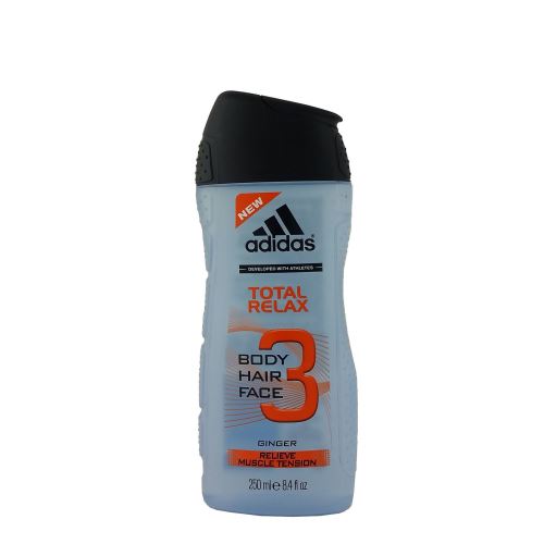 Adidas Active Total Relax sprchový gel 3v1 pro muže 250 ml