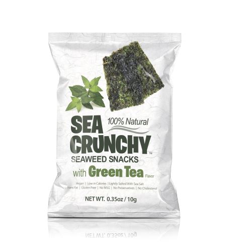 Sea Crunchy Snack se zeleným čajem 10 g