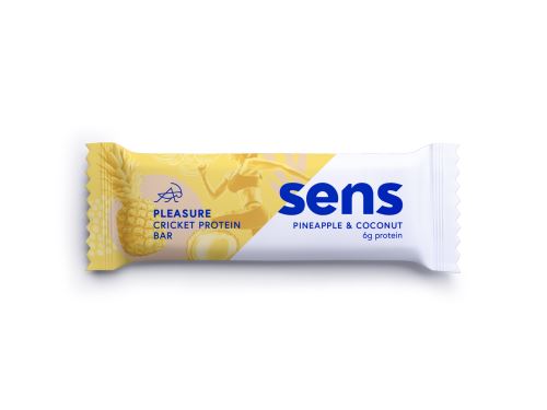 SENS Pleasure Proteinová tyčinka s cvrččí moukou - ananas a kokos 40 g