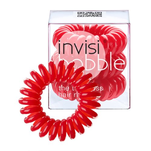 Invisibobble gumička do vlasů Raspberry Red červená 3 kusy