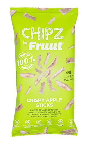 Fruut Sušené jablečné křupavé kousky (zelené jablko) 20 g