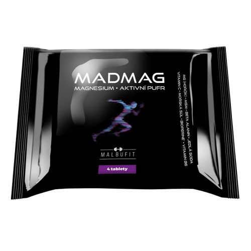 Malbucare MadMag hořčík ve žvýkacích tabletách 4 tablet