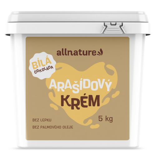 Allnature Arašídový krém s bílou čokoládou 5 kg