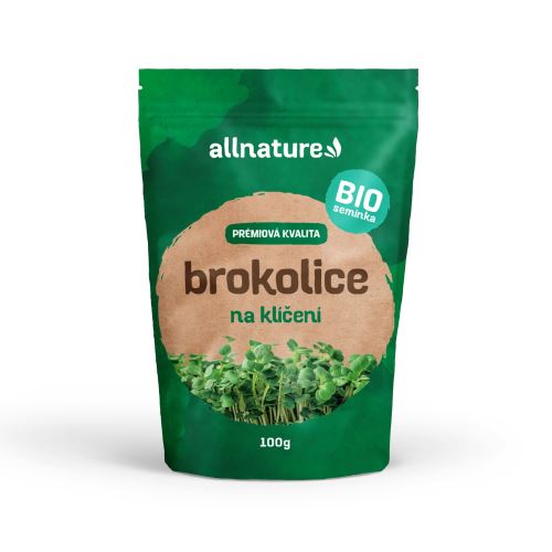 Allnature Brokolice BIO semínka na klíčení 100 g