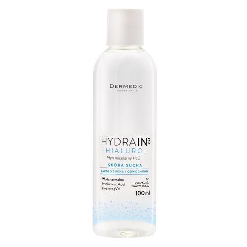 Dermedic Hydrain3 Hialuro Micelární voda H2O 100 ml
