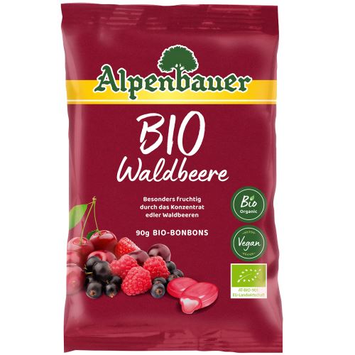 Alpenbauer BIO Přírodní bonbóny 
Lesní plody 90 g