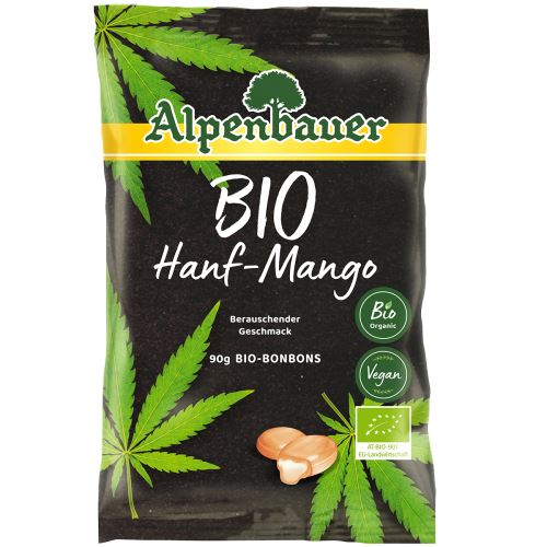 Alpenbauer BIO Přírodní bonbóny 
Konopí - mango 90 g