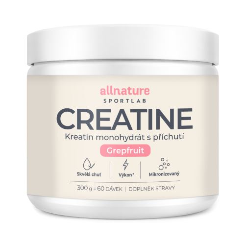Allnature Sportlab Creatine monohydrát grep 300 g