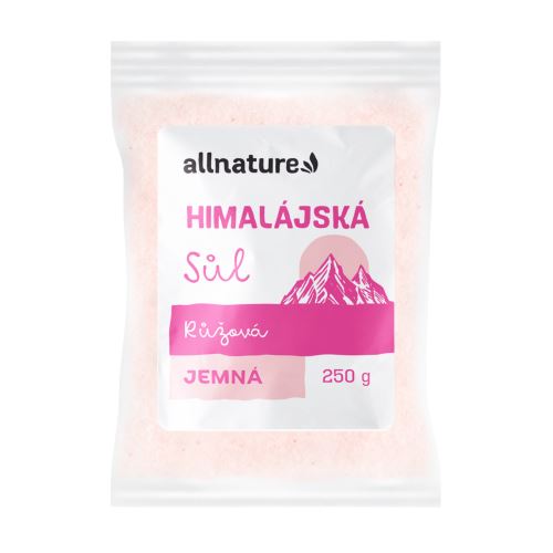 Allnature Himalájská sůl růžová jemná 250 g