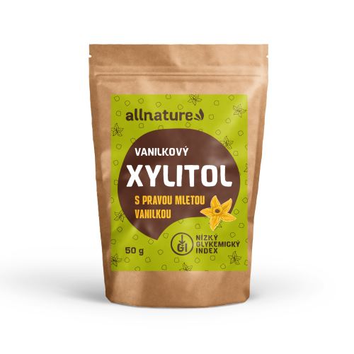 Allnature Xylitol s mletou vanilkou 50 g